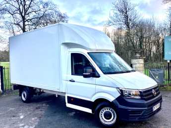 Volkswagen Crafter 2.0 TDI 140PS Startline Chassis cab Luton Van Diesel White at Countryside Commercials (Yorkshire) Ltd Selby