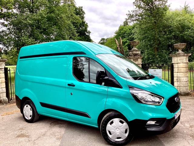Ford Transit Custom 2.0 EcoBlue 130ps High Roof Trend Van Auto Panel Van Diesel Green