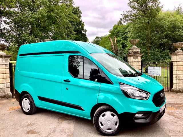 Ford Transit Custom 2.0 EcoBlue 130ps High Roof Trend Van Auto Panel Van Diesel Green
