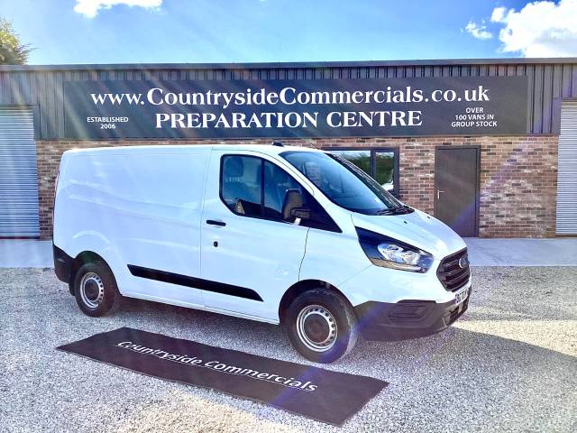Ford Transit Custom 2.0 EcoBlue 105ps Low Roof Leader Van Panel Van Diesel White