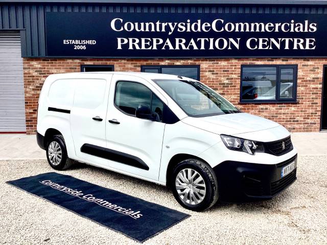 Peugeot Partner 850 1.5 BlueHDi 100 Professional Premium Crew Van Panel Van Diesel White