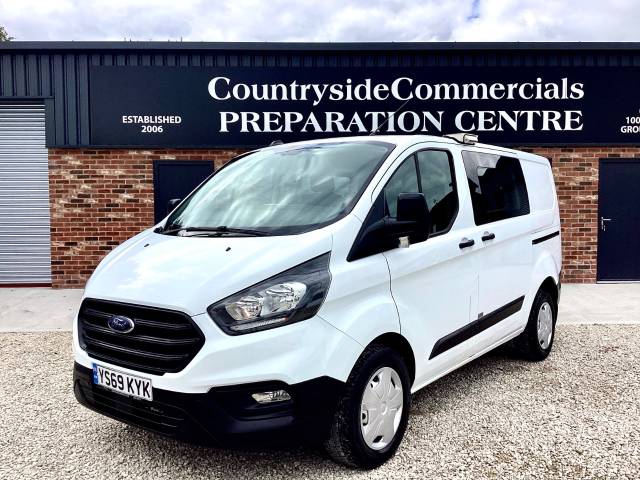2020 Ford Transit Custom 2.0 EcoBlue 105ps Low Roof D/Cab Leader Van