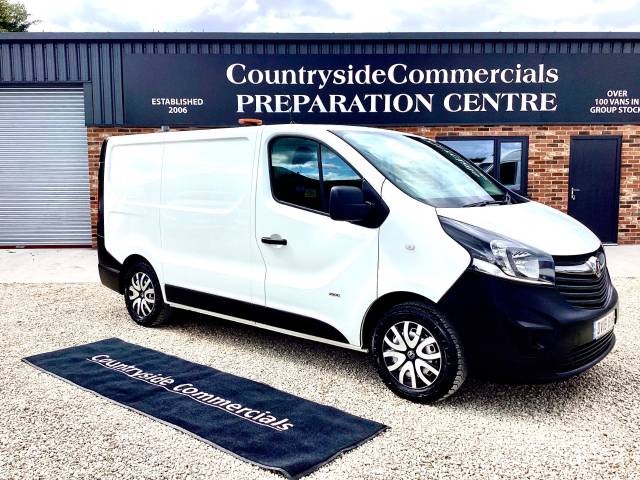 Vauxhall Vivaro 2900 1.6CDTI 95PS H1 Van Panel Van Diesel White