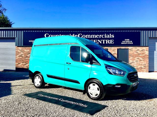 Ford Transit Custom 2.0 EcoBlue 130ps High Roof Trend Van Auto Panel Van Diesel Green